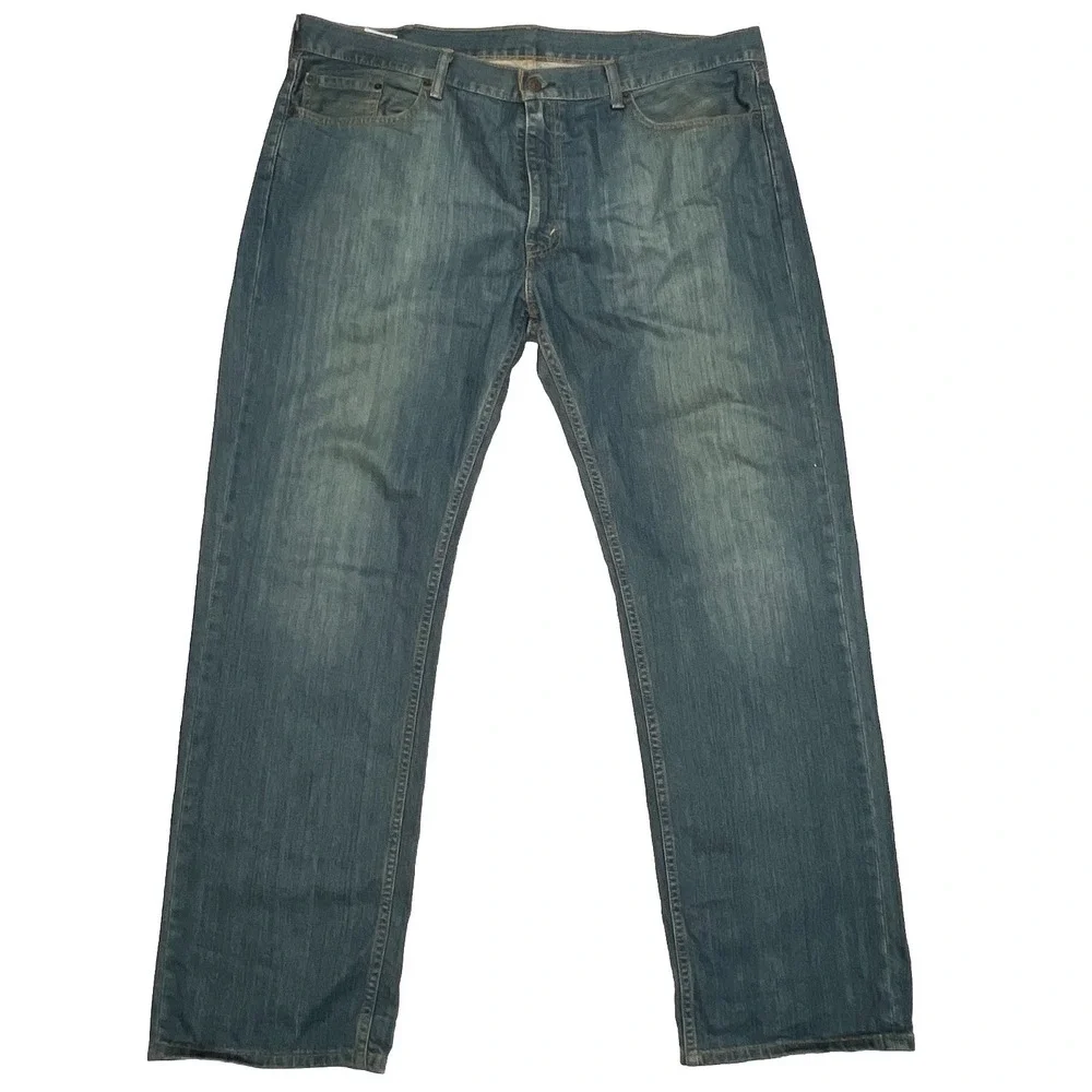 Levis 559 Jeans Mens 40x32 Blue Relaxed Straight Fit Denim Medium Wash Casual